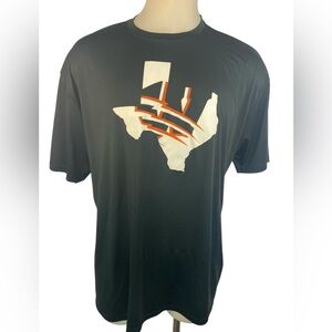 A4.Com Black Graphic State of Texas T-Shirt Men’s 4XL